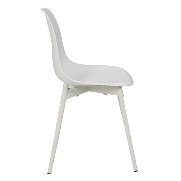 Barnstol Design 'lina' 58cm Vit - Paris Pris - Barn - Plast - Resin - Metall &amp; Järn