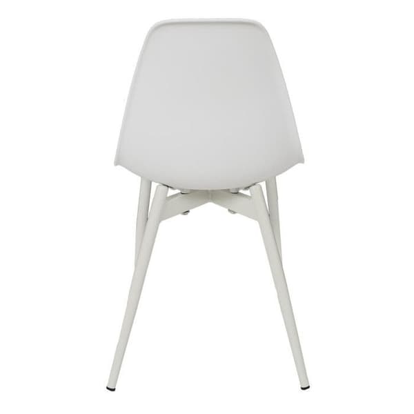 Barnstol Design 'lina' 58cm Vit - Paris Pris - Barn - Plast - Resin - Metall &amp; Järn