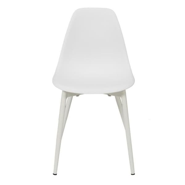 Barnstol Design 'lina' 58cm Vit - Paris Pris - Barn - Plast - Resin - Metall &amp; Järn