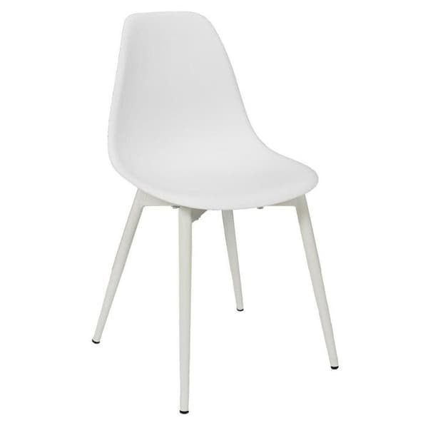 Barnstol Design 'lina' 58cm Vit - Paris Pris - Barn - Plast - Resin - Metall &amp; Järn