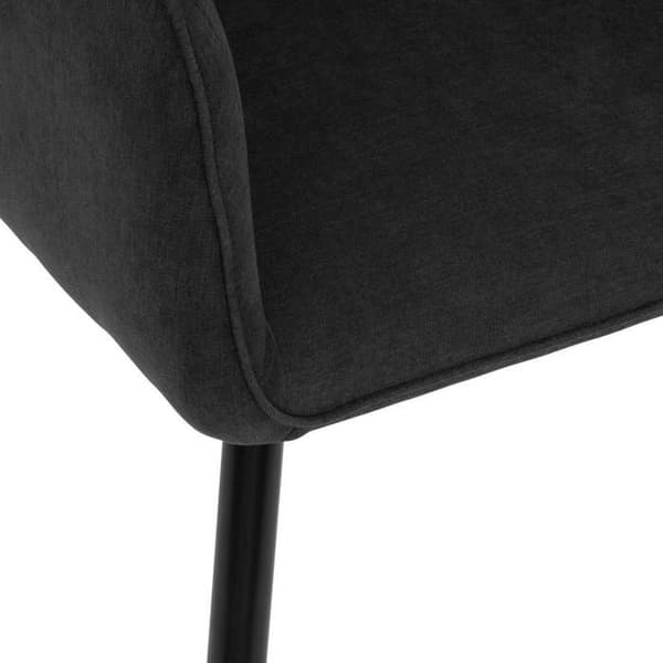 Fauteuil middag Visoca svart Atmosphera - Svart - Samtida - Design - Inomhus