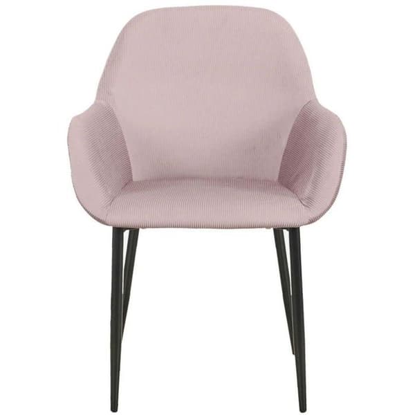 Poufs, fåtöljer och stolar - Fåtölj - L 55,7 cm x l 59,2 cm x H 85 cm - Giulia - Rosa