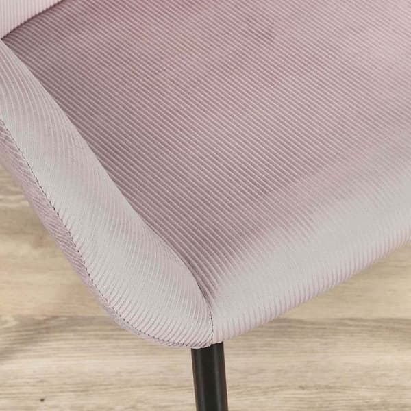 Poufs, fåtöljer och stolar - Fåtölj - L 55,7 cm x l 59,2 cm x H 85 cm - Giulia - Rosa