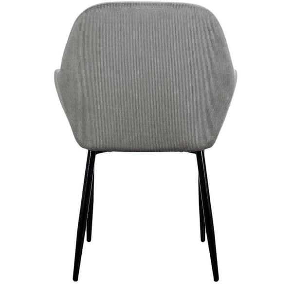 Vintage fåtölj - AC-DÉCO - Giulia - Tyg - Grå - L 55.7 cm x b 59.2 cm x H 85 cm