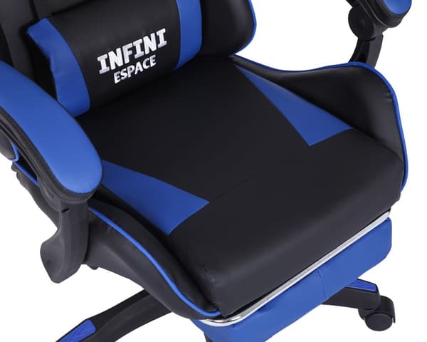 ESPACE Svart/Blå Fåtölj