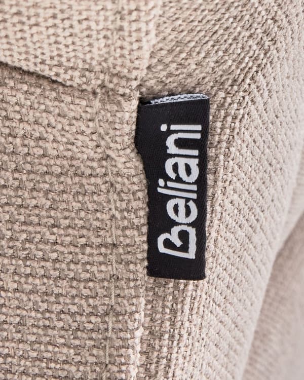 Lenestol Taupe Polyester Stoff Treben Retro Minimalistiske Stue Møbler