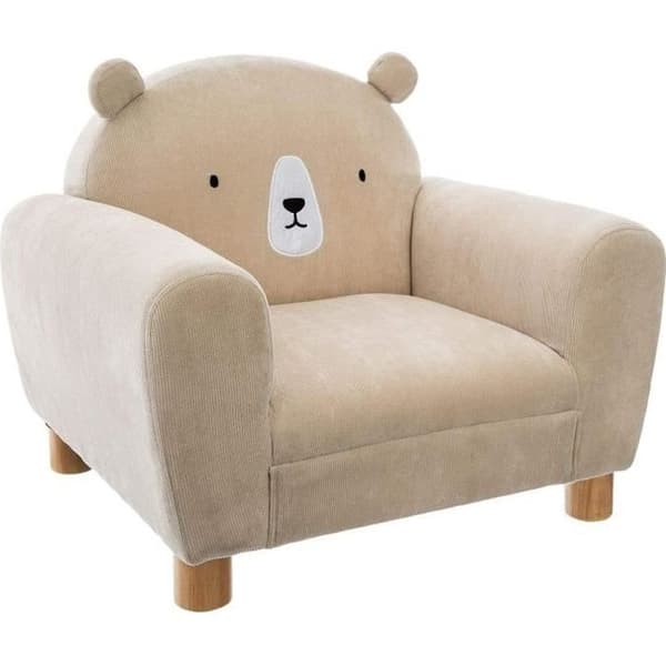 Barnstol - Atmosphera - Beige Med Björon - H 43 cm - Tyg