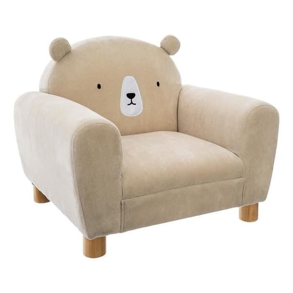 Barnstol med björonöron - Övrigt - Beige - Tyg