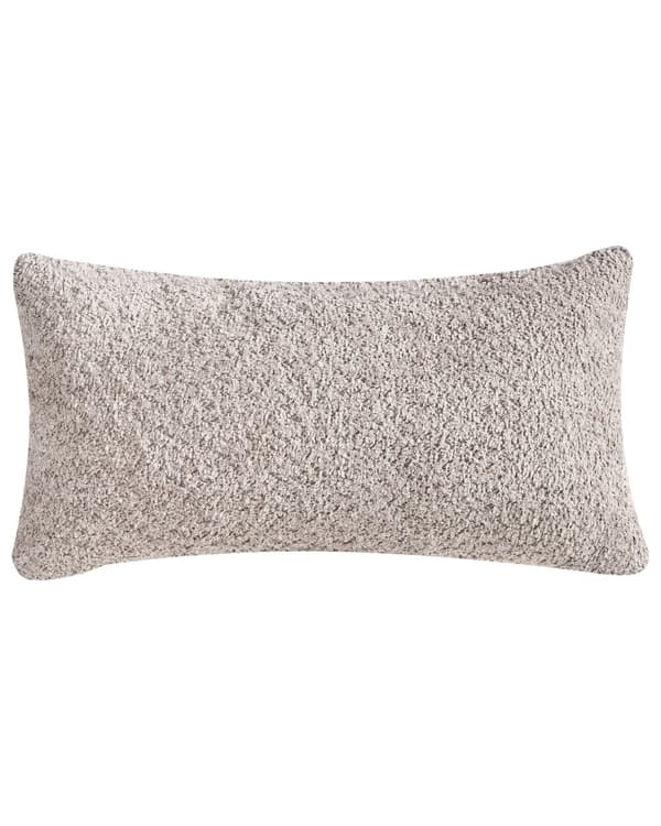 Lenestol Beige Boucle Stoff Mykt Nubby Svart Ben Buet Ryggstøtte Retro Glam Art Dekor Stil