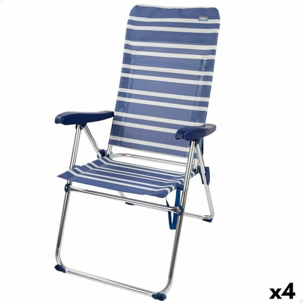 Hopfällbar Stol Aktive Mykonos 47 x 108 x 66 cm (4 antal)