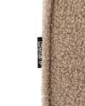 Miniatyrbilde 10 av 11: Lenestol Lysebrun Boucle Polstret Tykt Polstret Ryggstøtte Moderne Stil Stue Sofa