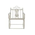 Miniatyrbillede 5 af 6: Gyngestol DKD Home Decor Metal Aluminium Hvid (63 x 89 x 92 cm)
