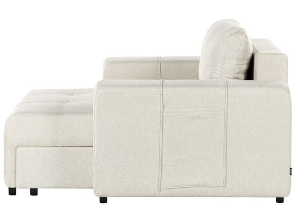 Sjeselong Lysebrun stoffkledning Armlener Pute Ryggstøtte Moderne design Symmetrisk Stue