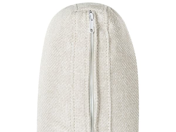Sjeselong Lysebrun stoffkledning Armlener Pute Ryggstøtte Moderne design Symmetrisk Stue