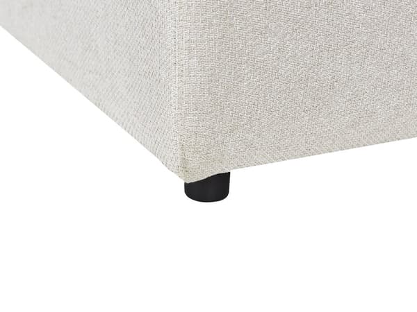 Sjeselong Lysebrun stoffkledning Armlener Pute Ryggstøtte Moderne design Symmetrisk Stue