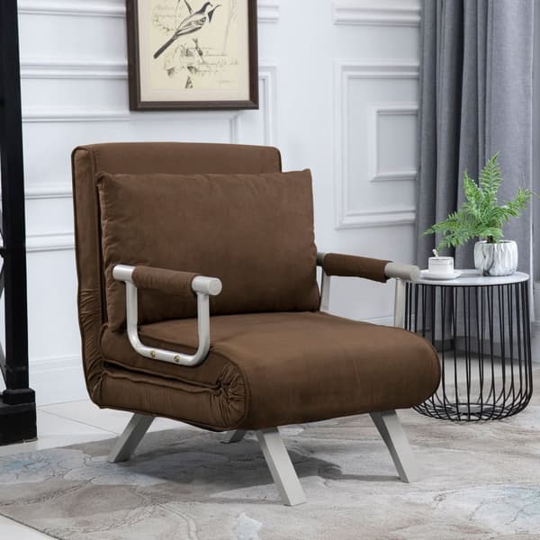 Rootz fåtöljbädd - Konvertibla sittplatser - Single Sleeper - Maximal Comfort - 65L X 69W X 82H CM