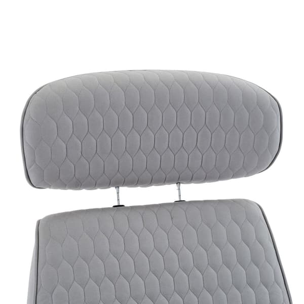 Rootz justerbar fåtöljstol med fotvolv - fåtölj - teknisk tyg - ultimat komfort - 74 cm x 80 cm x 107 cm