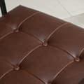 Miniatyrbillede 5 af 7: Rootz Chesterfield Lounge stol - Afslapningsstol - Ergonomisk sæde - Faux læder - 75 cm x 81 cm x 78 cm - Maksimal komfort