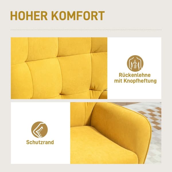 Rootz Cozy nojatuoli - verhoiltu nojatuoli - Velvet -tuoli - korkea mukavuus - 66w x 75d x 100h cm