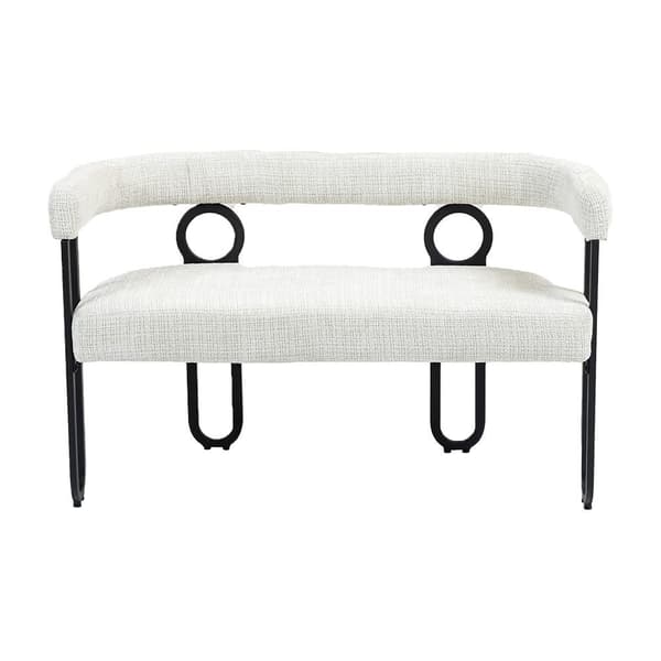 Rootz Double Sofa - Love Seat - Modern Couch - Chenille Fabric - 118 cm x 53 cm x 71 cm - Ergonomisk komfort