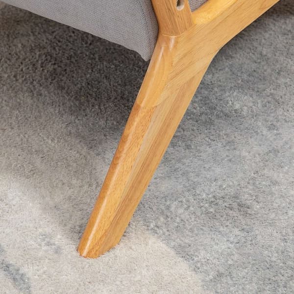Rootz Elegant Lounge stol - lænestol - afslapningsstol - maksimal komfort - 61L x 78W x 76H cm