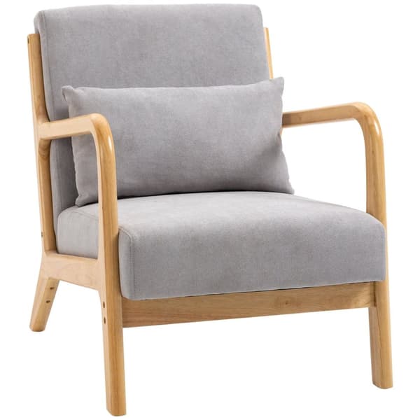 Rootz Elegant Lounge stol - lænestol - afslapningsstol - maksimal komfort - 61L x 78W x 76H cm