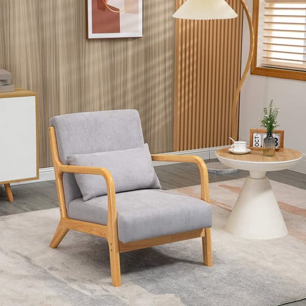 Rootz Elegant Lounge stol - lænestol - afslapningsstol - maksimal komfort - 61L x 78W x 76H cm