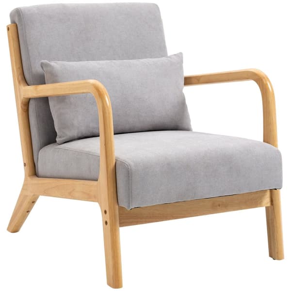 Rootz Elegant Lounge stol - lænestol - afslapningsstol - maksimal komfort - 61L x 78W x 76H cm