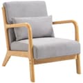 Miniatyrbillede 1 af 11: Rootz Elegant Lounge stol - lænestol - afslapningsstol - maksimal komfort - 61L x 78W x 76H cm