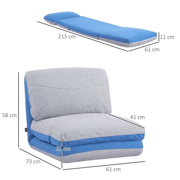 Rootzin lattiatuoli - taitettava vieraspatja - vaihtovelkakirjalaji - Säädettävä selkänoja - korkeatiheysvaahto - 61L x 73W x 58H cm