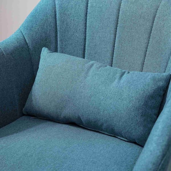 Rootz Lounge Stol - Afslapningsstol - Sovestol - Lumbar Support - 60L X 60W X 79-91H CM - Blå