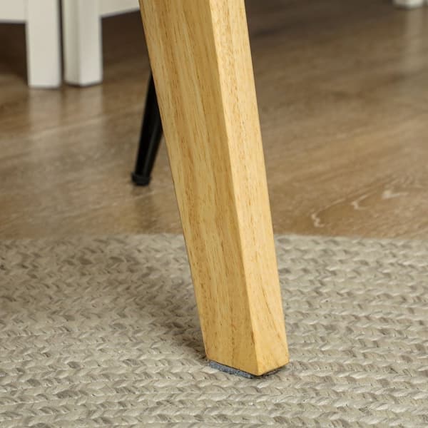 Rootz -moderni nojatuoli käsinojilla - aksenttituoli - kankaan peitetty tuoli - tuet 120 kg - 59 x 67 x 77 cm - harmaa - ruskea vakosammainen