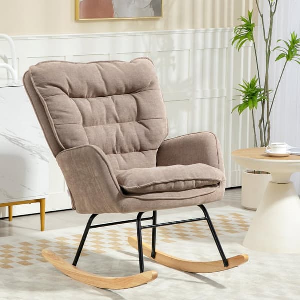 Rootzin keinutuoli - Swing -tuoli - leveä istuin - Chenille Comfort - 71cm x 98,5 cm x 97cm - tukee jopa 120 kg