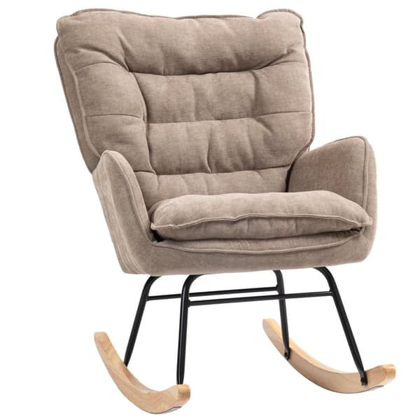 Rootzin keinutuoli - Swing -tuoli - leveä istuin - Chenille Comfort - 71cm x 98,5 cm x 97cm - tukee jopa 120 kg
