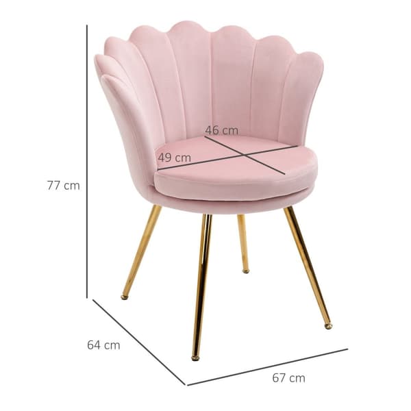 Rootz Shell -tuolin samettikastikasatuoli - salonkituoli - verhoiltu tuoli - kullatut jalat - 67w x 64d x 77h cm