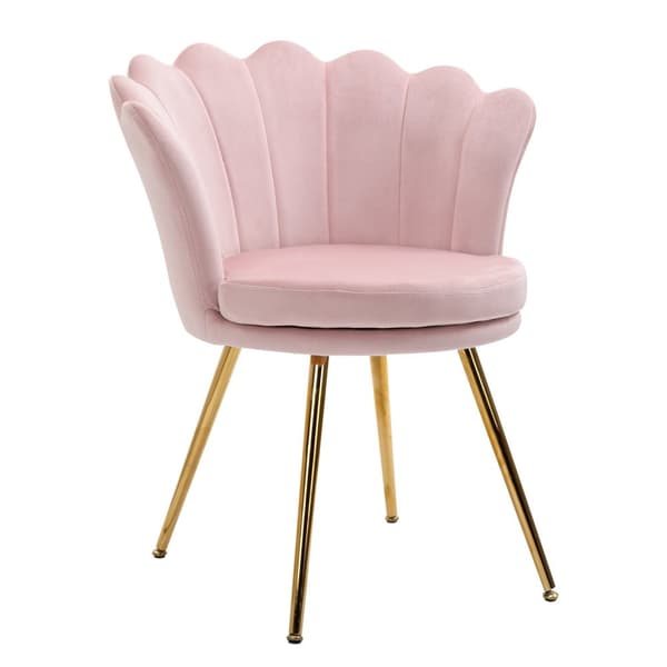 Rootz Shell -tuolin samettikastikasatuoli - salonkituoli - verhoiltu tuoli - kullatut jalat - 67w x 64d x 77h cm