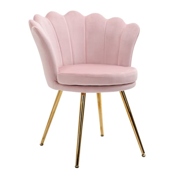 Rootz Shell -tuolin samettikastikasatuoli - salonkituoli - verhoiltu tuoli - kullatut jalat - 67w x 64d x 77h cm