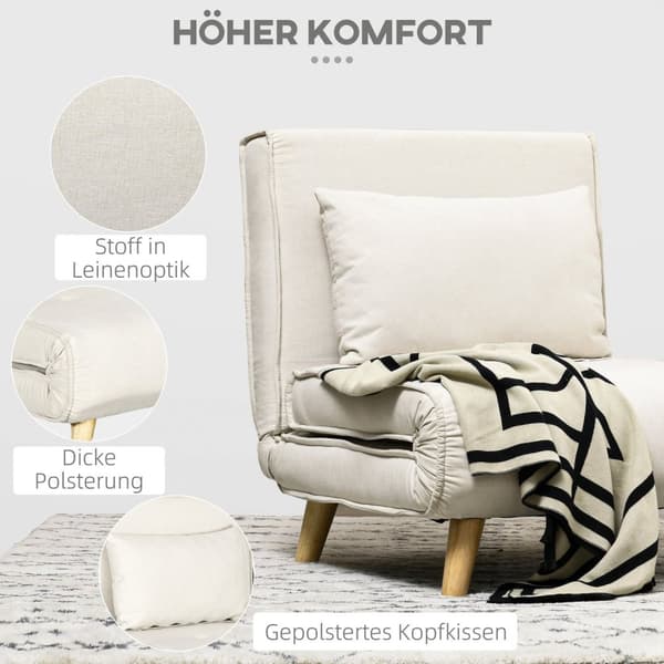 Rootz Sleeping -tuoli - taitettava tuoli - Lounge -tuoli - 6 -tason säädettävä selkänoja - mukavuus ja tyyli - 72w x 190d x 25h cm
