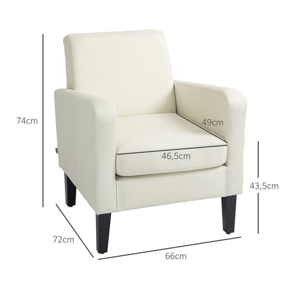 Rootz Single nojatuoli - Rentoutumisvaara - verhoiltu nojatuoli - puiset jalat - liinavaatteet - 66 x 72 x 74 cm - ergonominen mukavuus