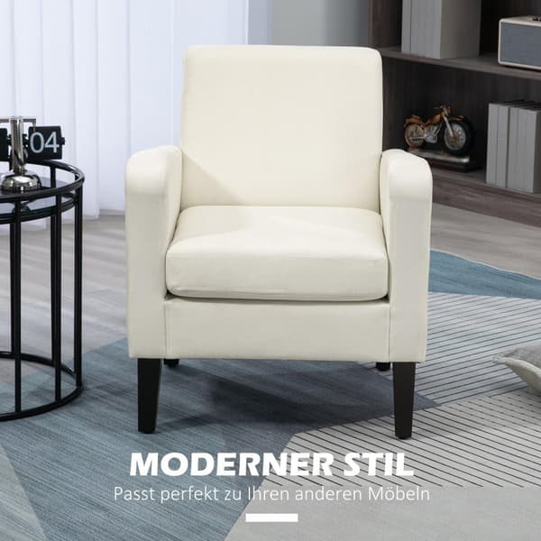 Rootz Single nojatuoli - Rentoutumisvaara - verhoiltu nojatuoli - puiset jalat - liinavaatteet - 66 x 72 x 74 cm - ergonominen mukavuus