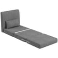 Miniatyrbild 10 av 11: Rootz Sofa Bed - Gästmadrass - Tri -Fold Chair - Compact and Versatile - Metal Frame - 80x75x74 CM - Grå