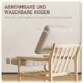 Miniatyrbild 5 av 11: Rootz klädda fåtölj - Lässtol - Makeupstol - Komfort och stabilitet - 62W x 82d x 82h cm