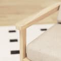 Miniatyrbild 8 av 11: Rootz klädda fåtölj - Lässtol - Makeupstol - Komfort och stabilitet - 62W x 82d x 82h cm