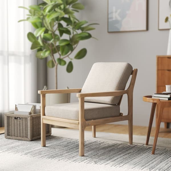 Rootz klädda fåtölj - Lässtol - Makeupstol - Komfort och stabilitet - 62W x 82d x 82h cm
