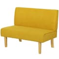 Pikkukuva 1 / 11: Rootz Two Seater -sohva - Loveseat - sohva - paksu tyynyn mukavuus - 110 cm x 62 cm x 85 cm - vaaraantuote - kiinteä puiset jalat