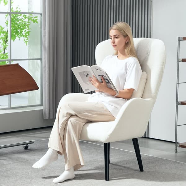 Rootzin verhoiltu nojatuoli - Lounge -tuoli - Relaksation Seat - Cozy Comfort - 88 x 75 x 106 cm - Timanttien tikkaus ja natekankaan kansi