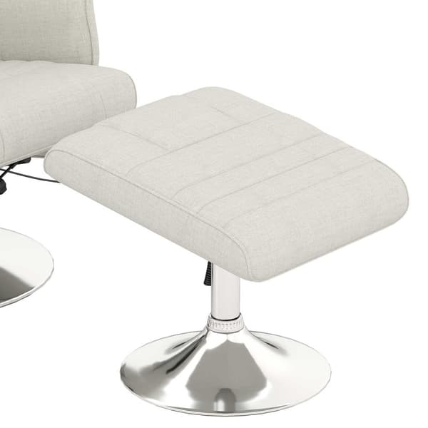 Rootz Massagestol med avföring - Recliner - Relaxationsstol - 8 -punktsvibration - 78 cm x 95 cm x 88 cm
