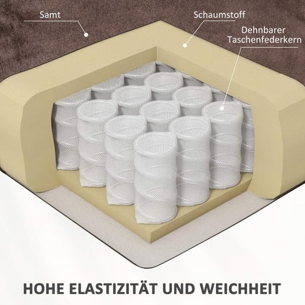 Rootz stand -up hvilestol - Massagestol - Lumbin Opvarmning - Velvet Comfort - 88W X 95d x 106H cm