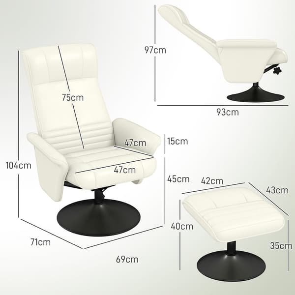 Rootz Recliner & Pall Set - TV F.