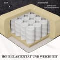 Miniatyrbillede 5 af 11: Rootz 2 -i -1 hvilestolstol - tv -lænestol - biografsæde - USB -porte, lommefjedre - 92 cm x 95 cm x 107 cm (lodret) - sort